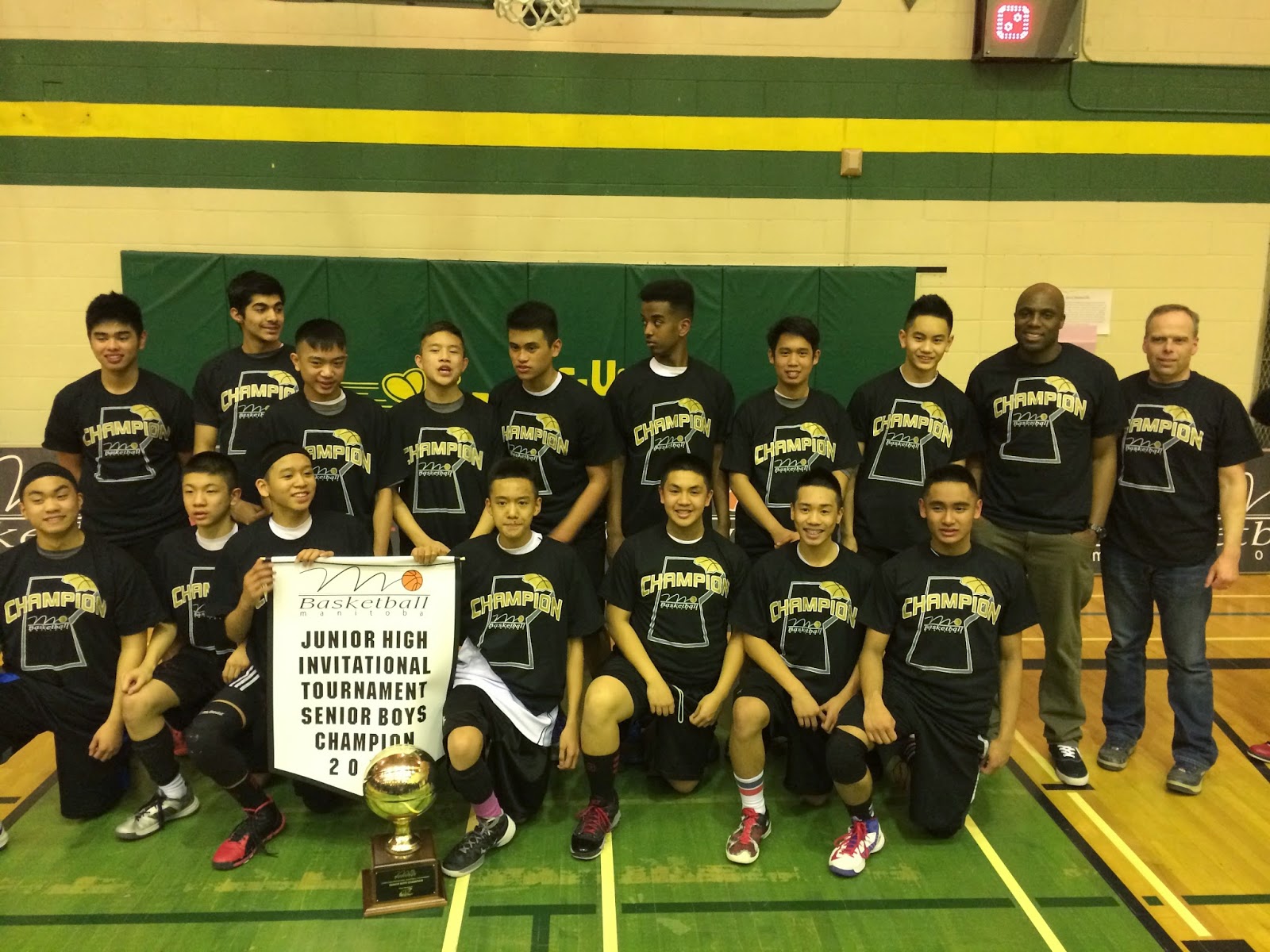 Junior High Champions Crowned Basketball Manitoba
