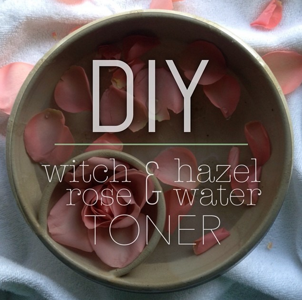 Spark Naturals Blog DIY Witch Hazel & Rose Water Toner