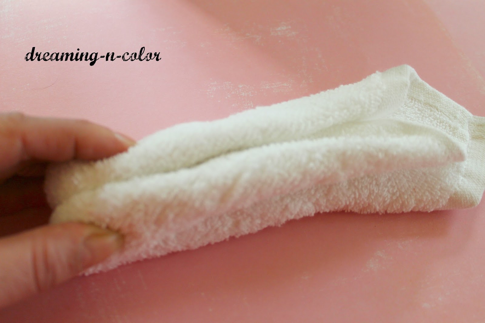 dreamingincolor How to Make a Bunny Washcloth {tutorial}