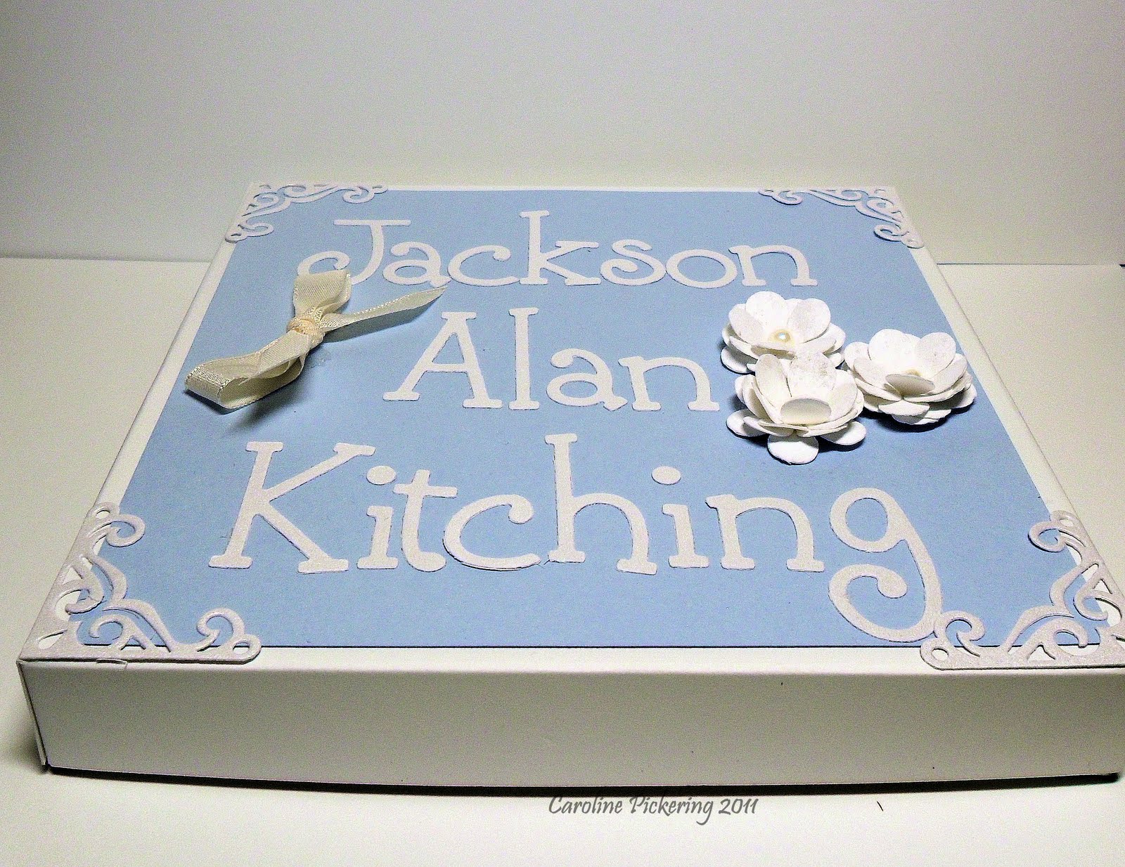 CJ's Creative Cards Christening Card