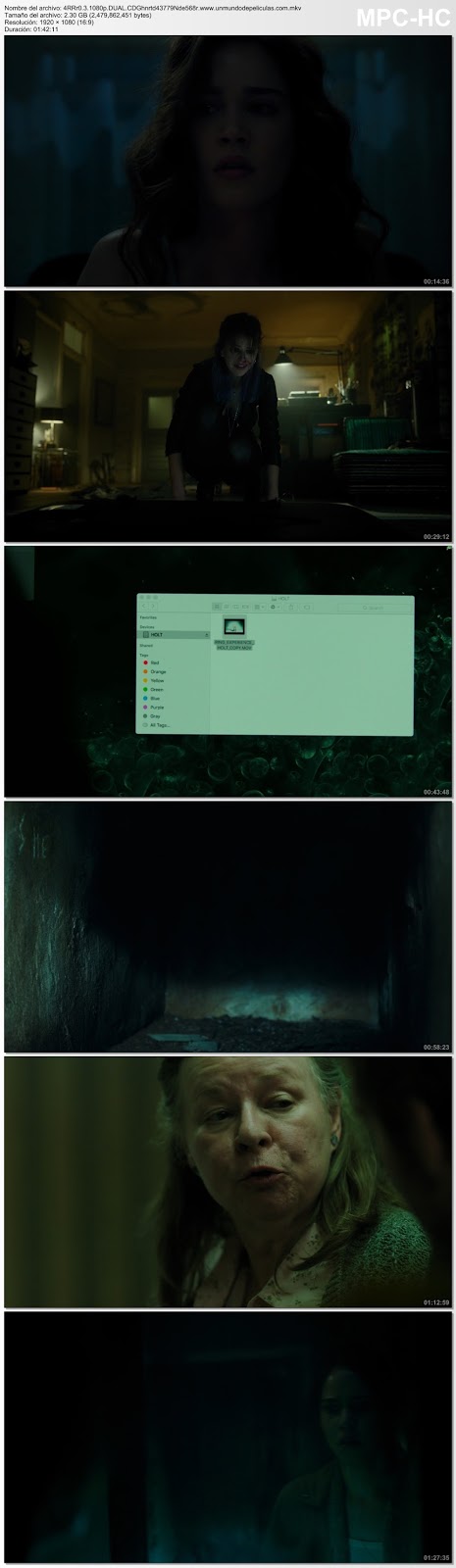 Capturas de la película.