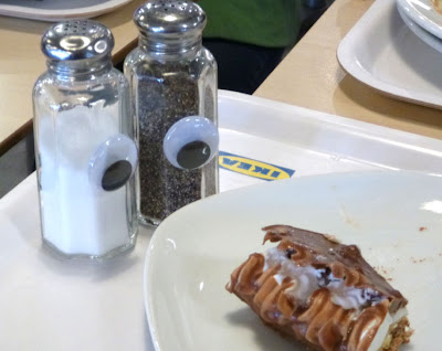 googly eyes on salt and pepper shakers