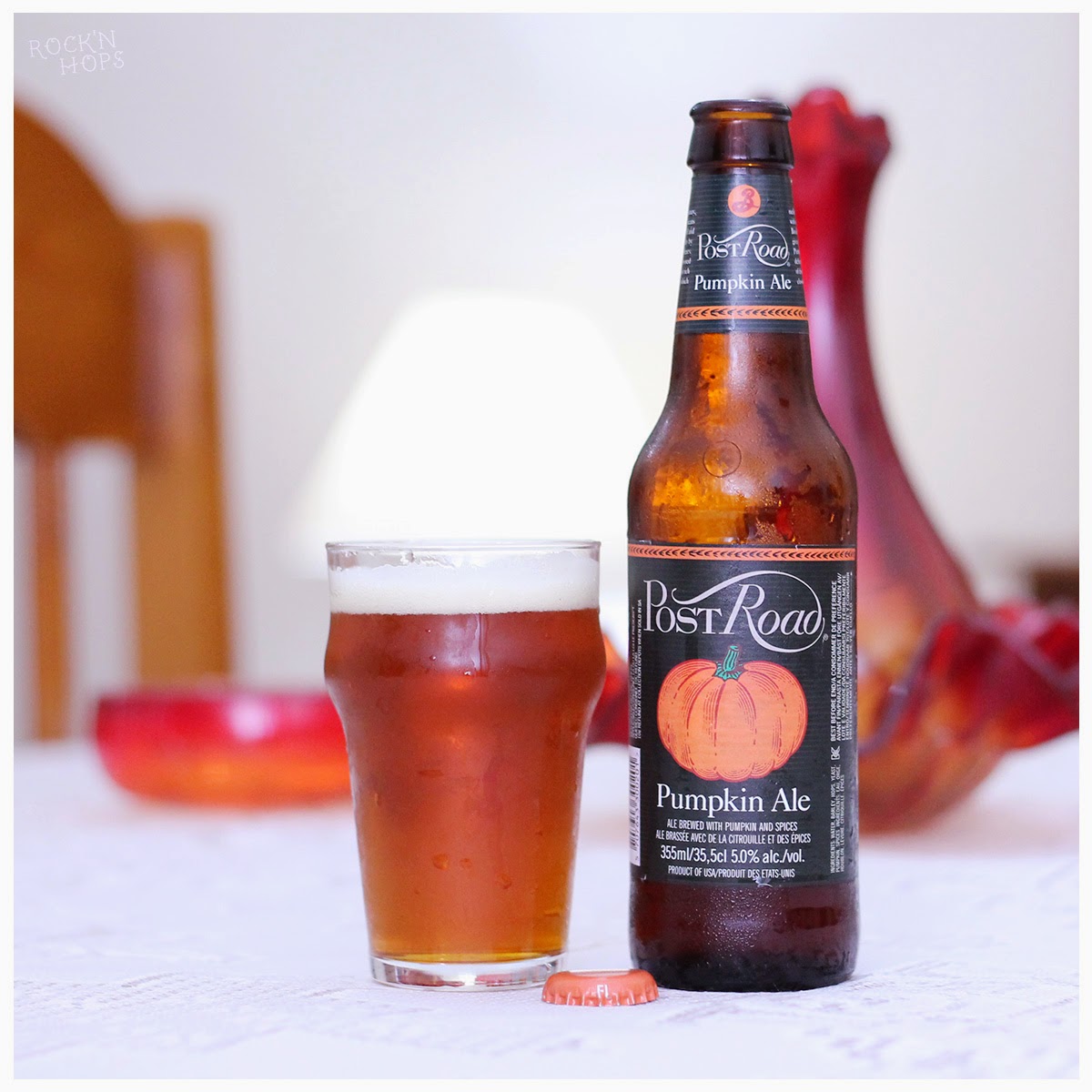 Rock'n Hops Post Road Pumpkin Ale, Brooklyn Brewery New York, USA