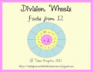 Simply centers math fact wheels