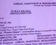 Law Office Muhadjirin Kristof Partners Contoh Surat