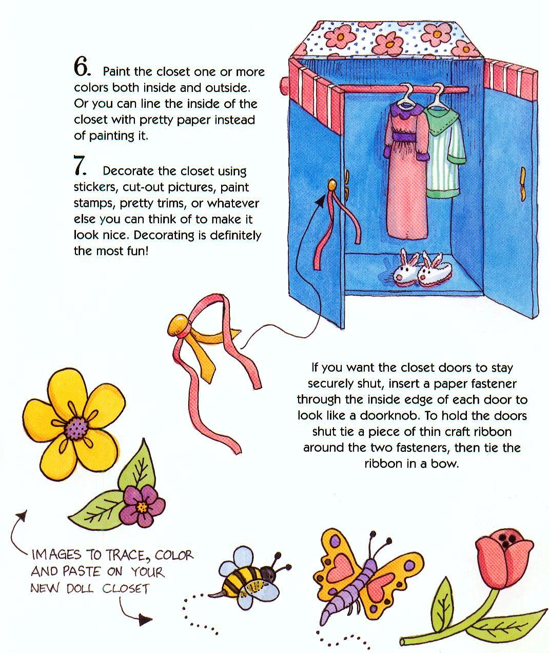 Living A Doll's Life How To Make 18" Doll Closet