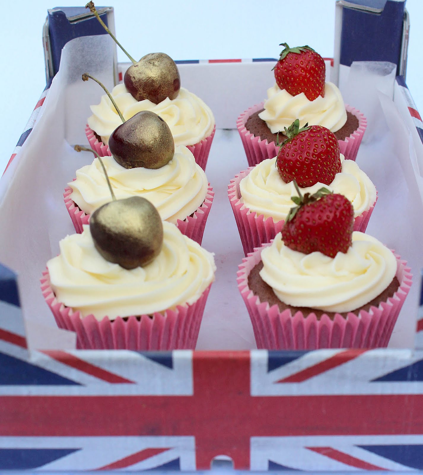 Kitchen Delights Recipe British Cherry Cupcakes and British