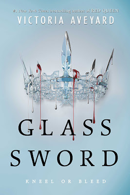 Cover of Glass Sword by Victoria Aveyard on Amber, the Blonde Writer Cover of Glass Sword by Victoria Aveyard on Amber, the Blonde Writer