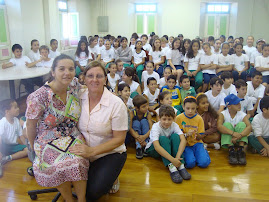 Na casa da Cultura em Treviso, com alunos da escola Udo Deeke, professora Denise Losso.