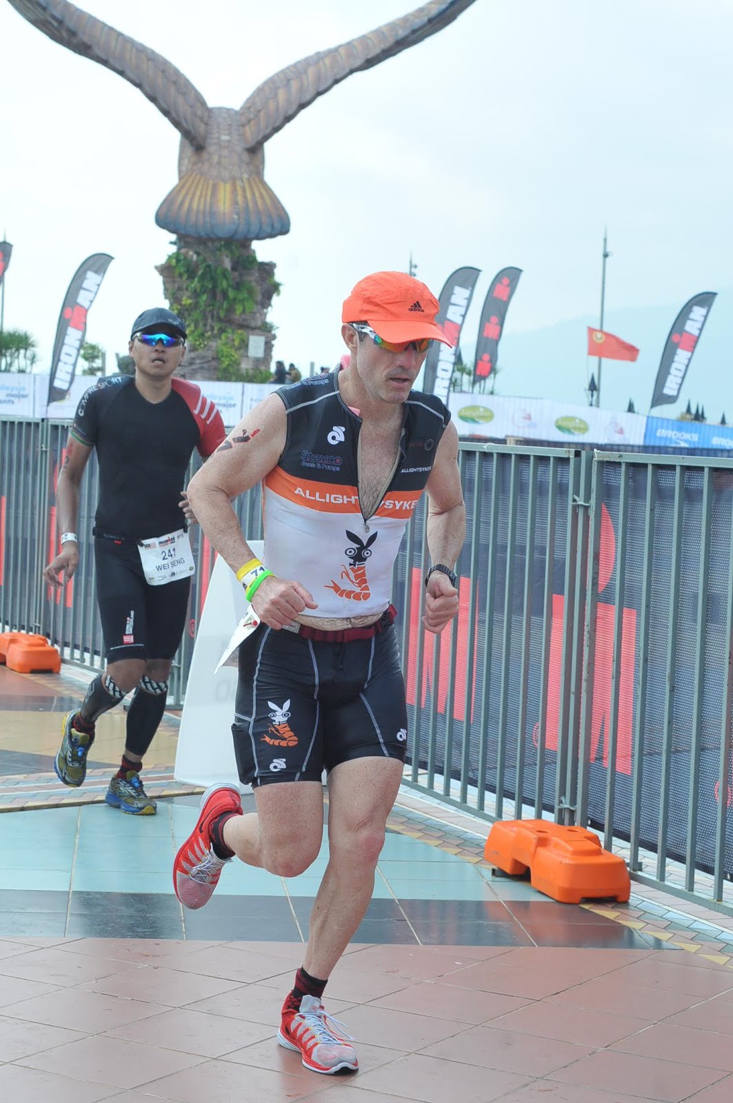 Running past the eagle in Malaysia