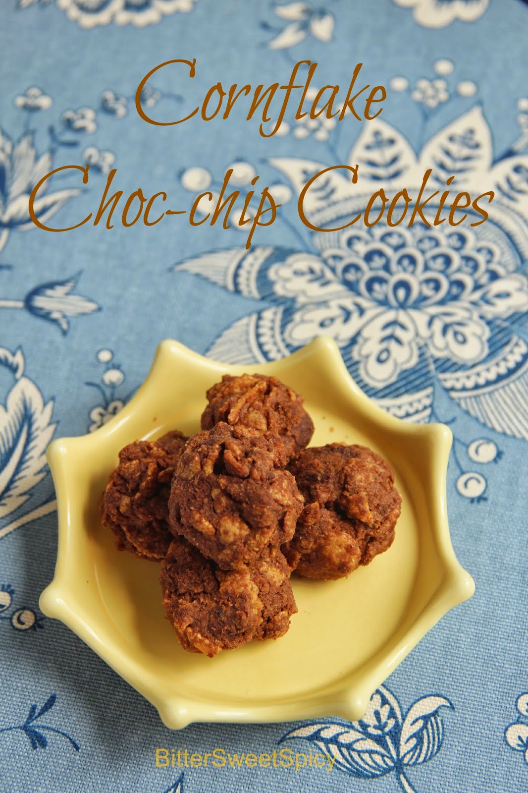 BitterSweetSpicy Cornflake Chocchip Cookies