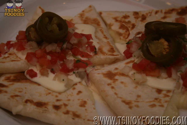 doubel cheese quesadillas