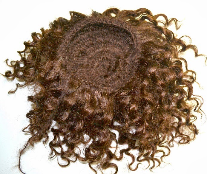 Bibi Butterscotch Dolls How to crochet a wig with weft mohair