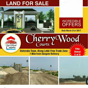 PLOTS OF LAND FOR SALE @ CHERRYWOOD COURTS, LEKKI