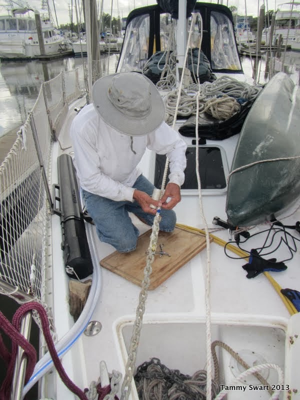 Things we did today... Anchor Management