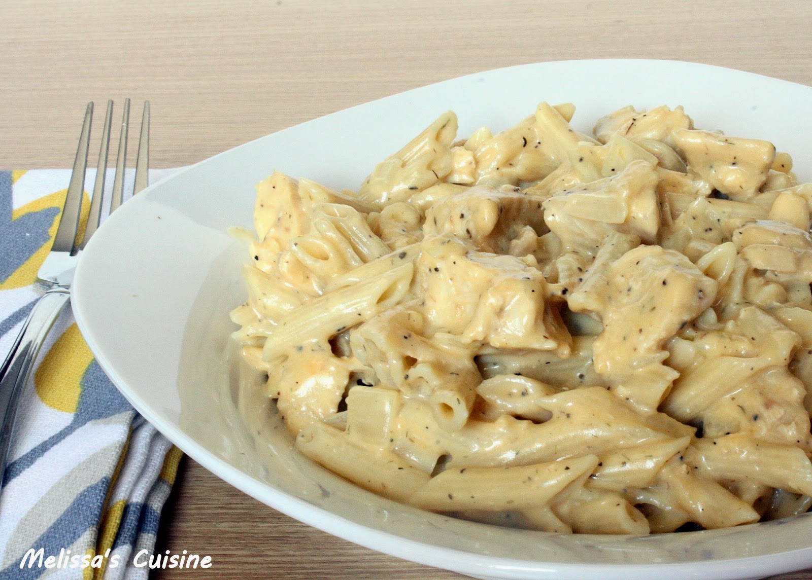 Melissa's Cuisine Cheddar Chicken Pasta