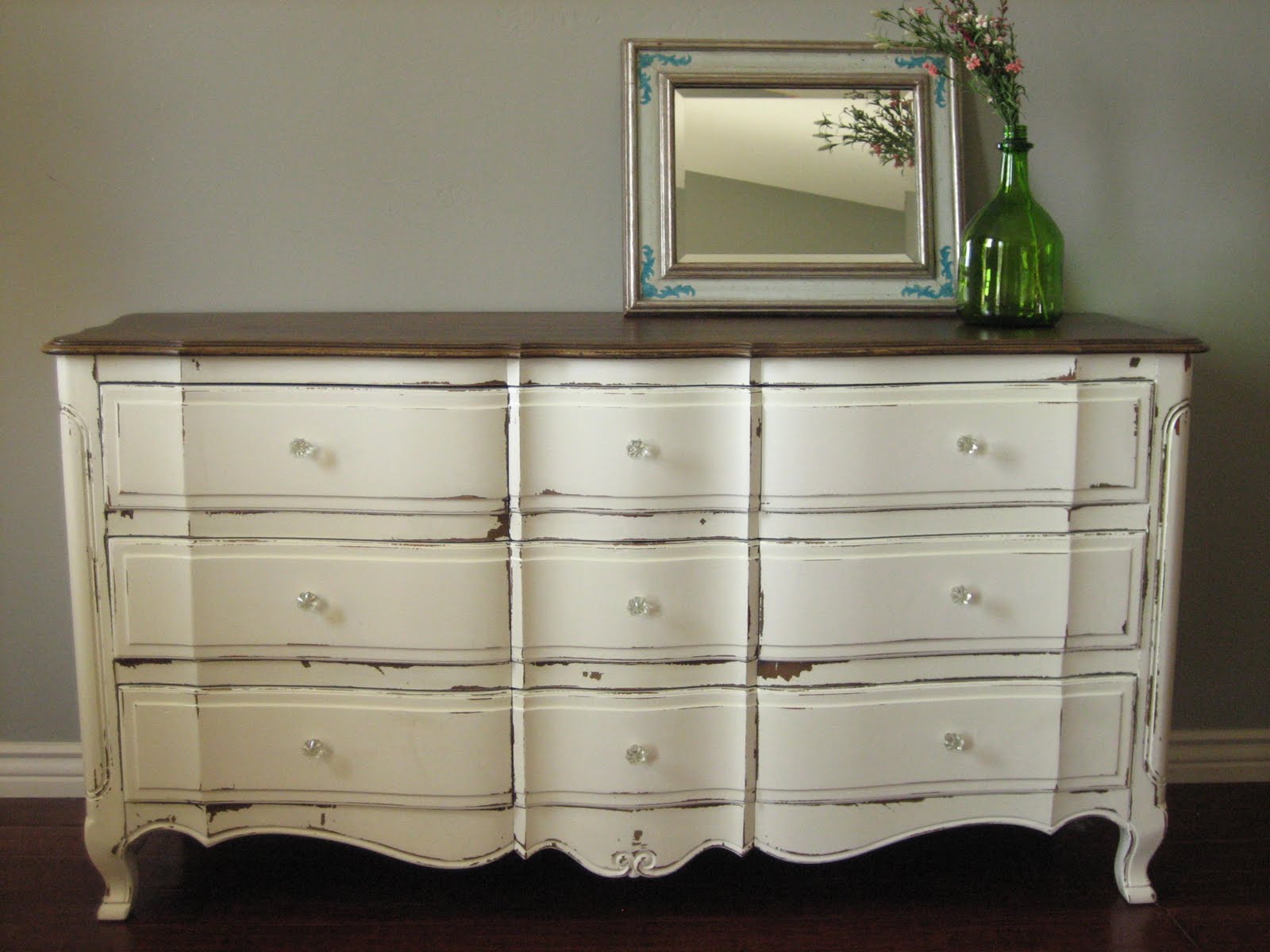 European Paint Finishes: Creamy White Dressers ~ European Paint Finishes: Creamy White Dressers ~