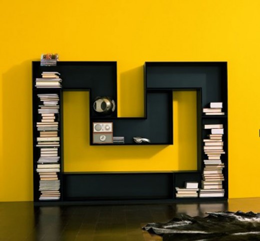 Creative and Unique Bookshelves Designs