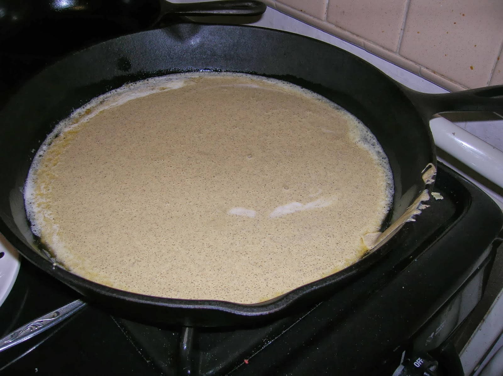 Foodies, Forks and Leeks Buckwheat Blueberry Lemon Dutch Baby.....
