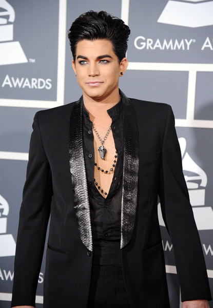 Adam Lambert at Grammy Red