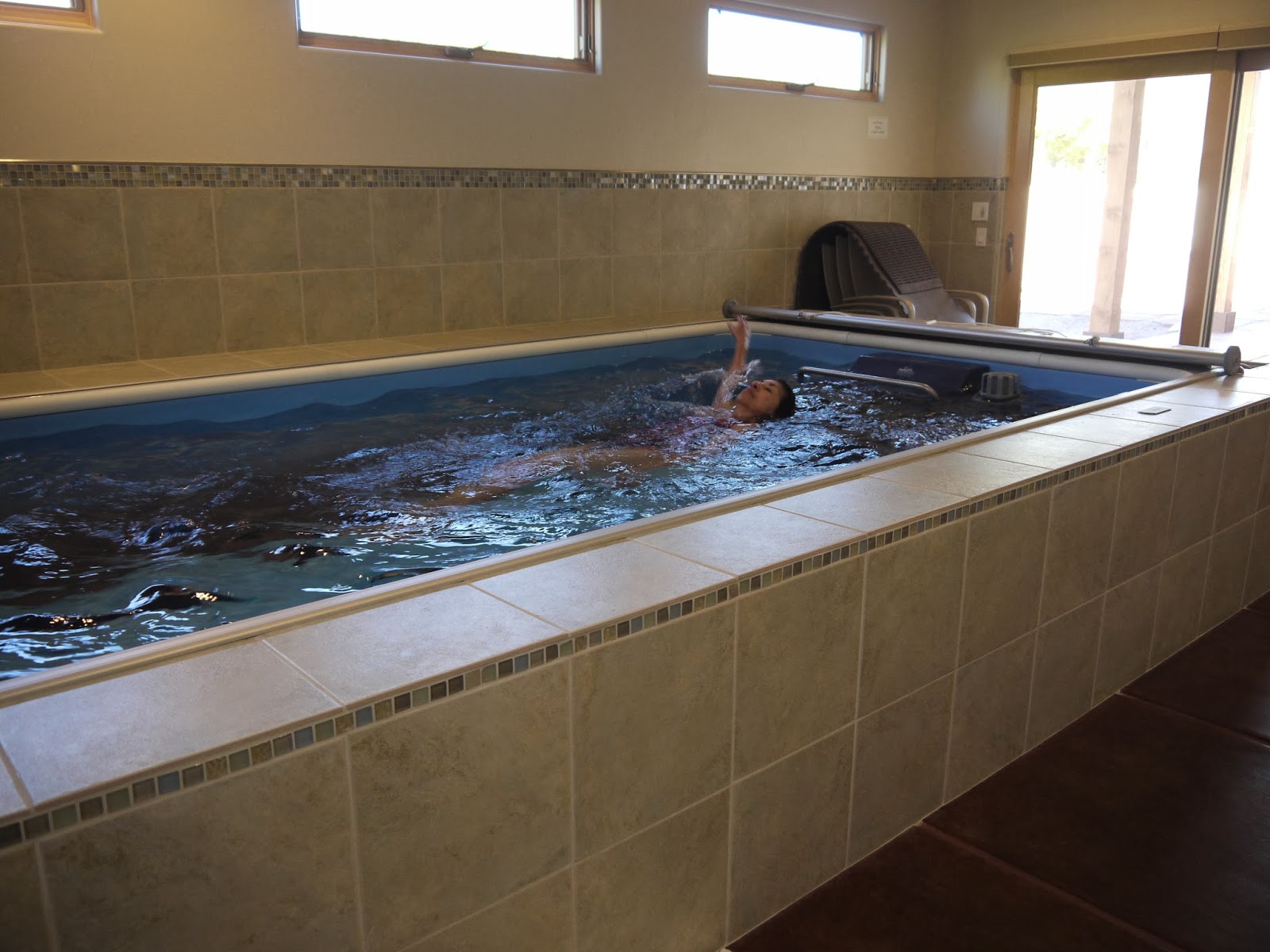 Indoor Inground Pool couple chooses endless pool for energy efficient home | endless Indoor Inground Pool couple chooses endless pool for energy efficient home | endless