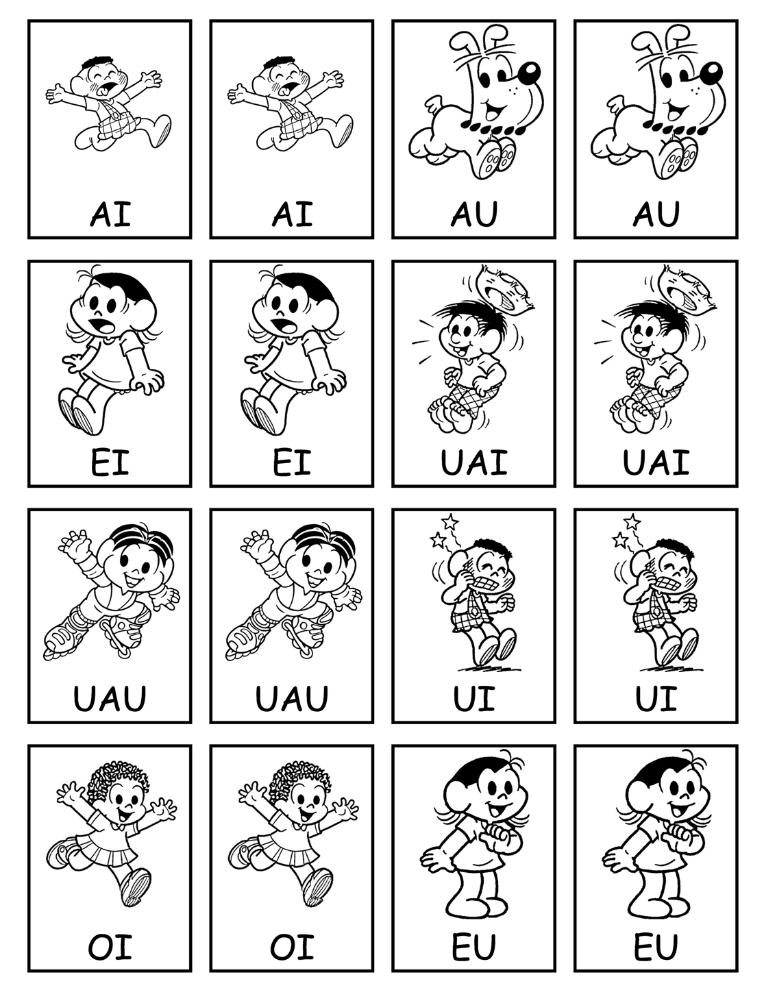 Encontros Vocálicos Para Imprimir - FDPLEARN