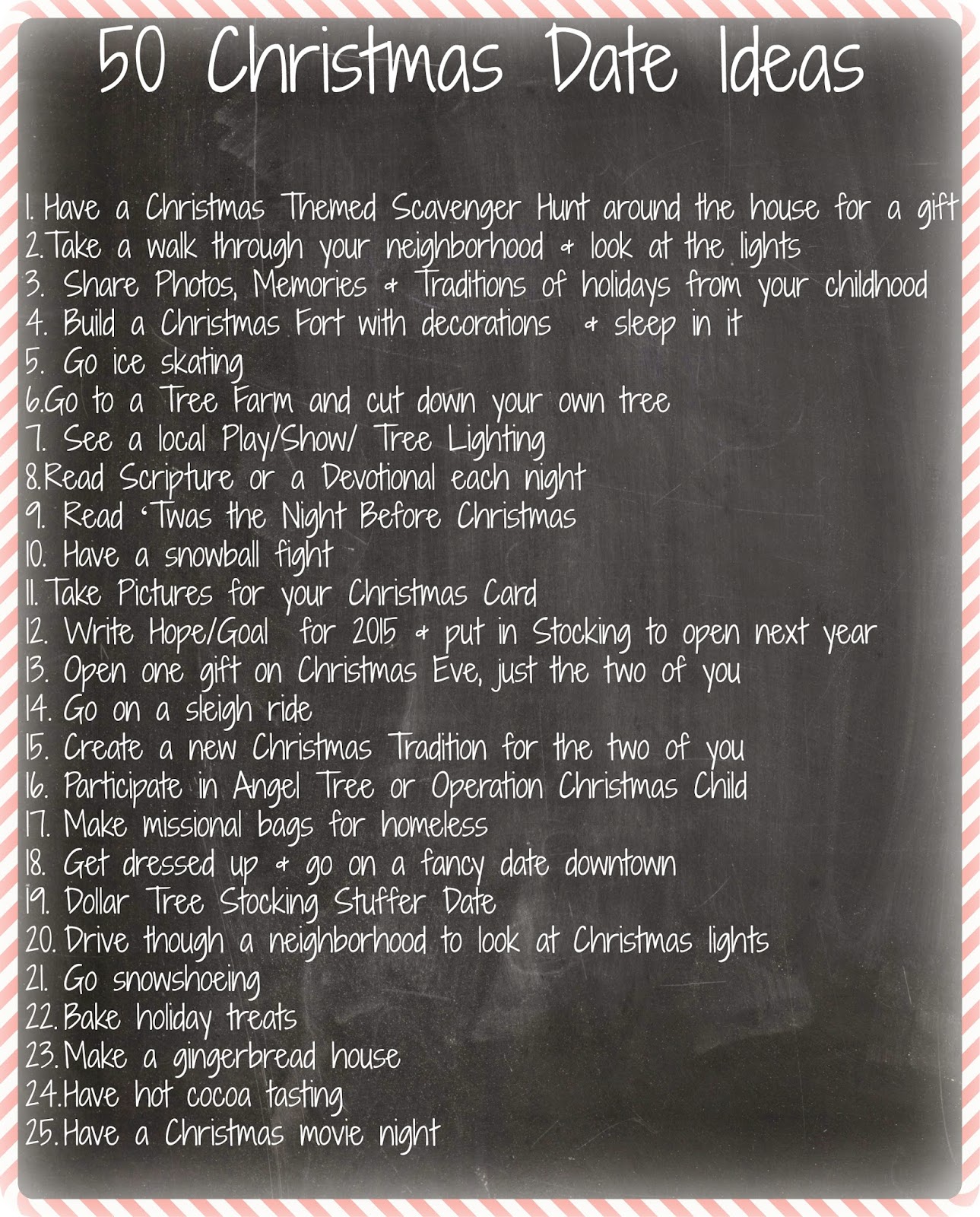 Steeleing Moments 50 Christmas Date Ideas for Couples