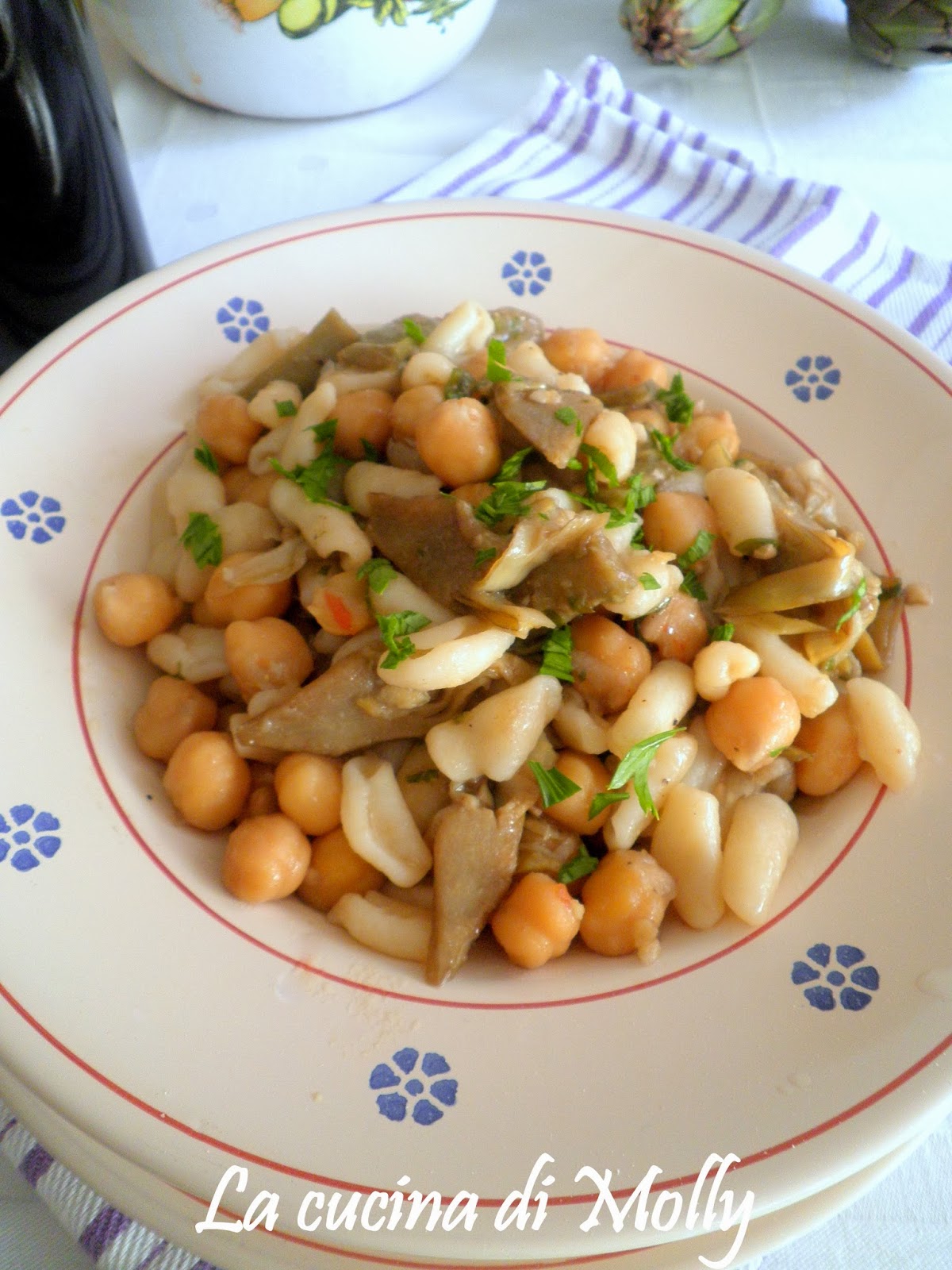 C C C = CAVATELLI,CECI E CARCIOFI