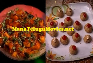 Aaha Emi Ruchi – Paneer Gujia (Paneer Curry) & Semia Laddu Recipes