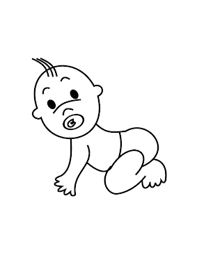 Baby Boy Coloring Pages Baby Boy Coloring Pages
