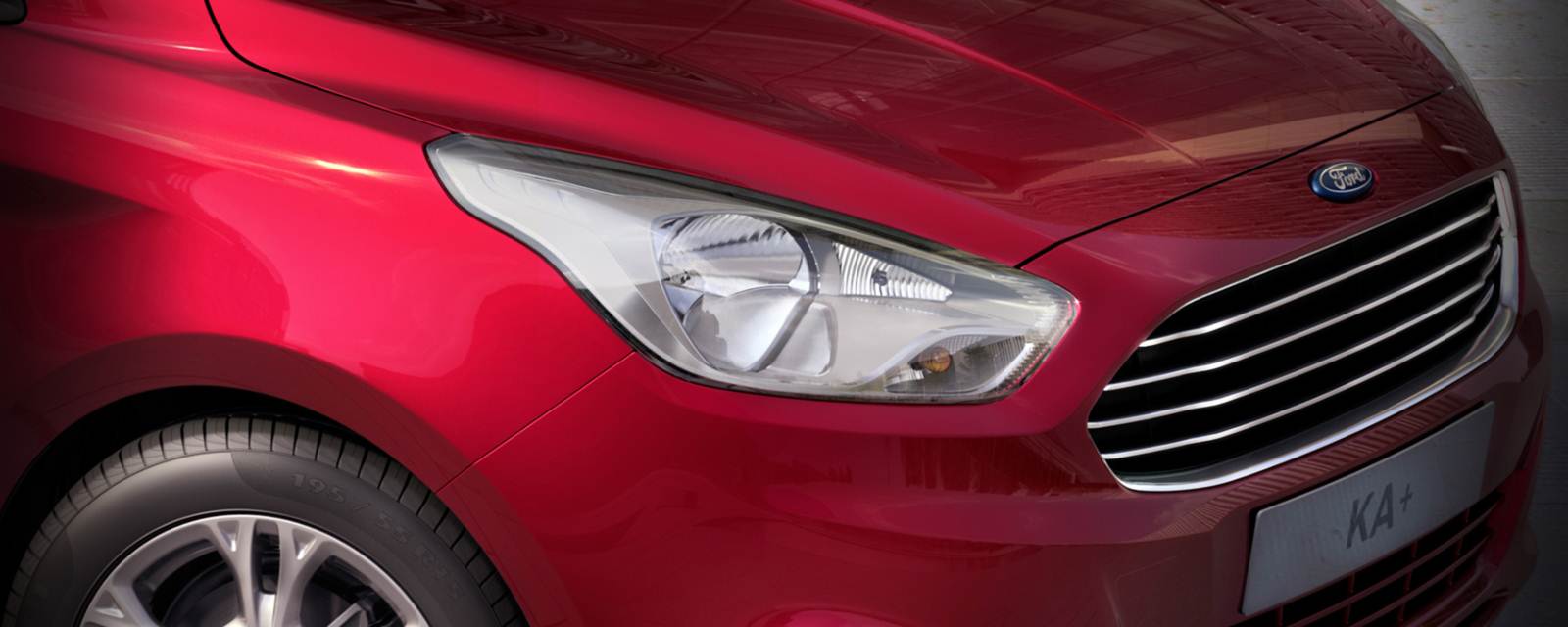 Novo Ford Ka Sedan 2015 - frente Novo Ford Ka Sedan 2015 - frente