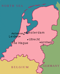 map of netherlands
