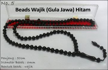 tasbih 99 wajik hitam