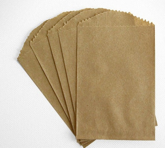 SRM Stickers Glassine & Kraft Bags Embossed and UnEmbossed