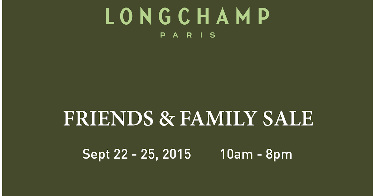 longchamp sample sale