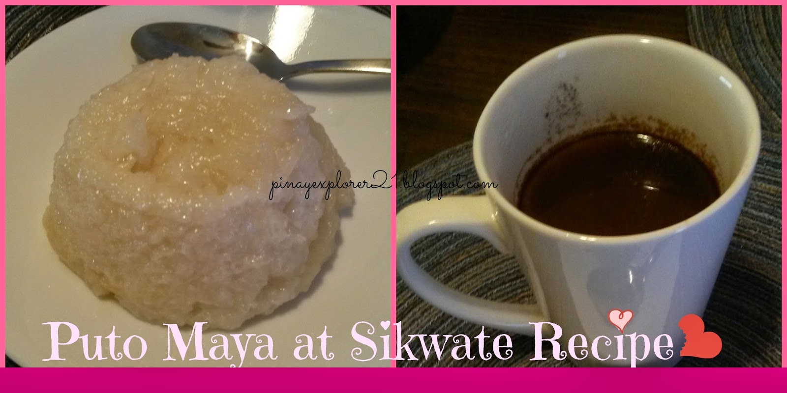The Sweet Cuisinera Puto Maya at Sikwate Recipe