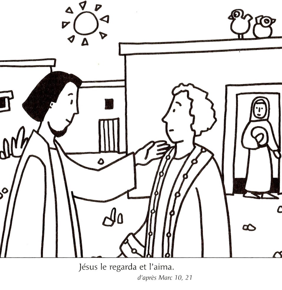 Le jeune homme riche BD et activités jeux pour le caté KT42