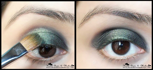Green Smokey Eye Makeup Tutorial New Year's Eve Party Makeup, intense smokey eyes