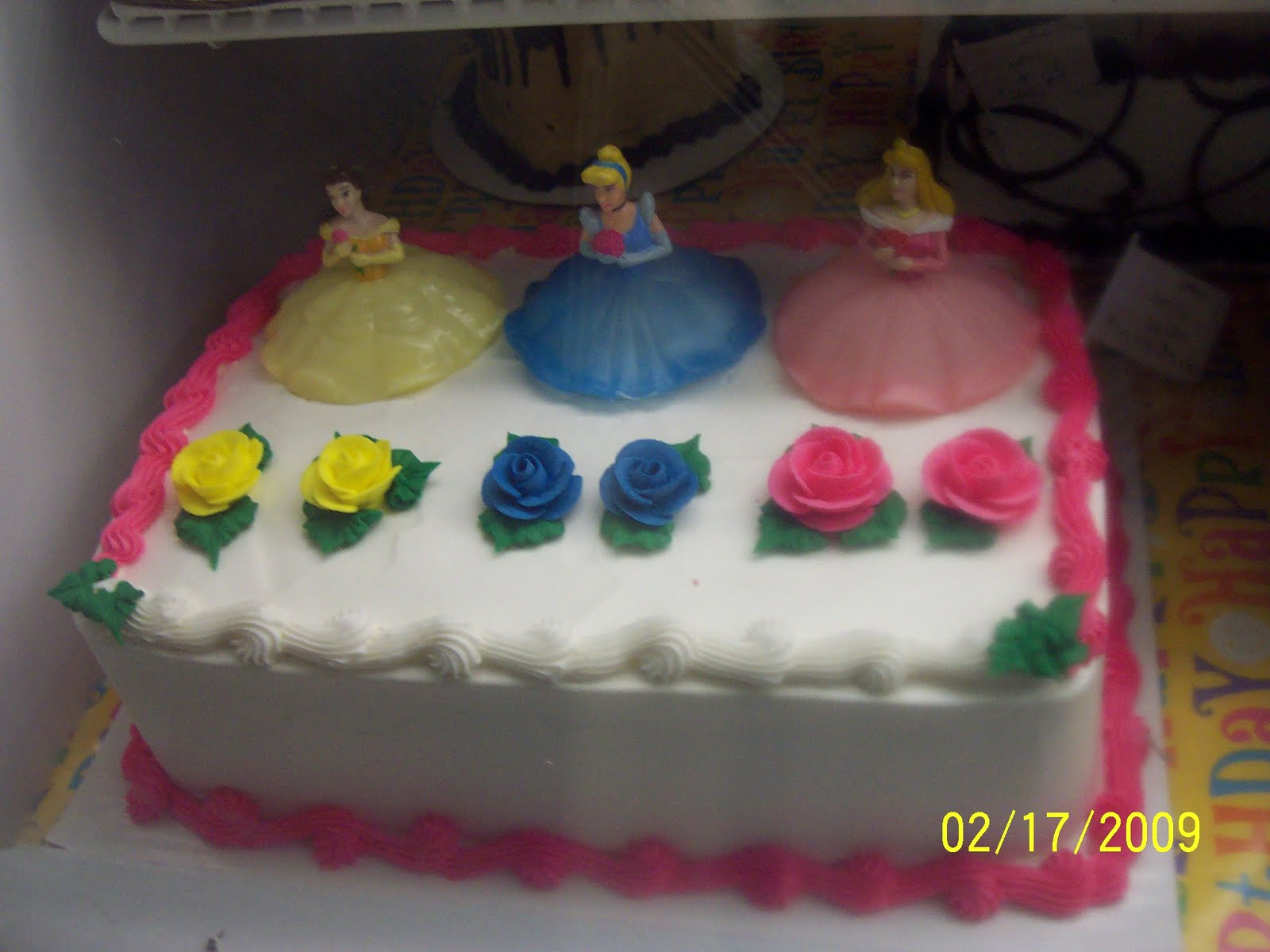 pastel: Baskin-Robbins Princess Cakes
