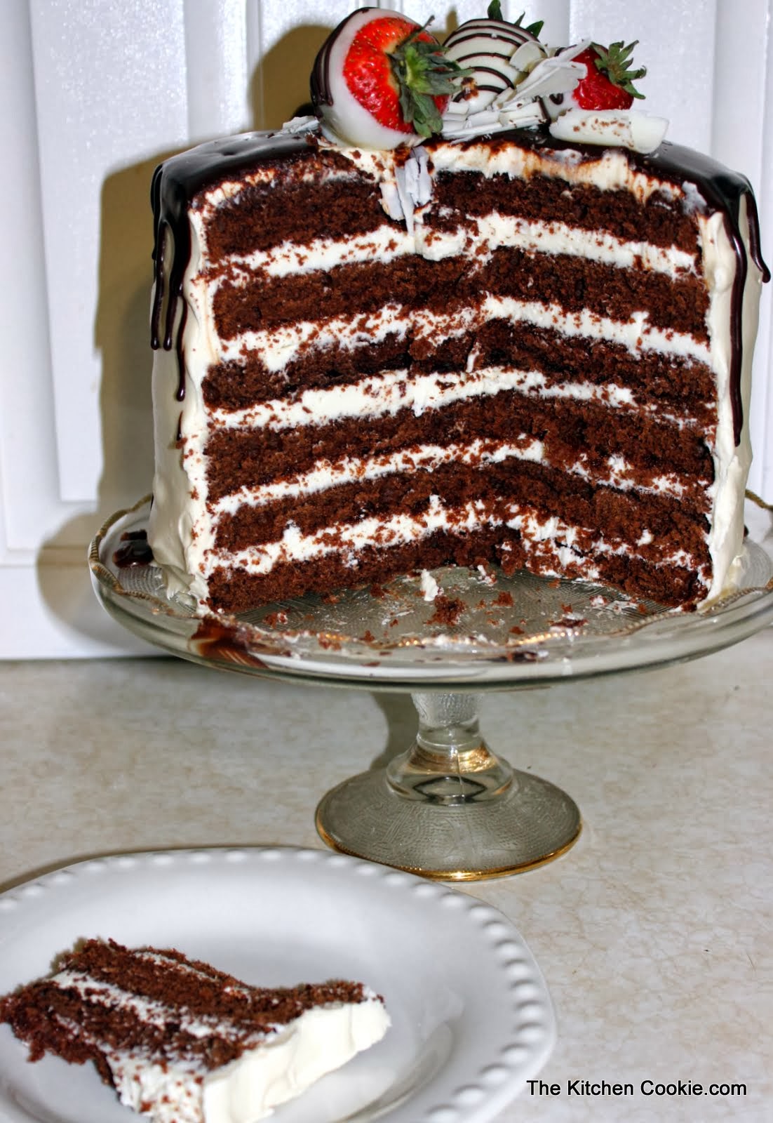 Dressed Up Chocolate Layer Cake