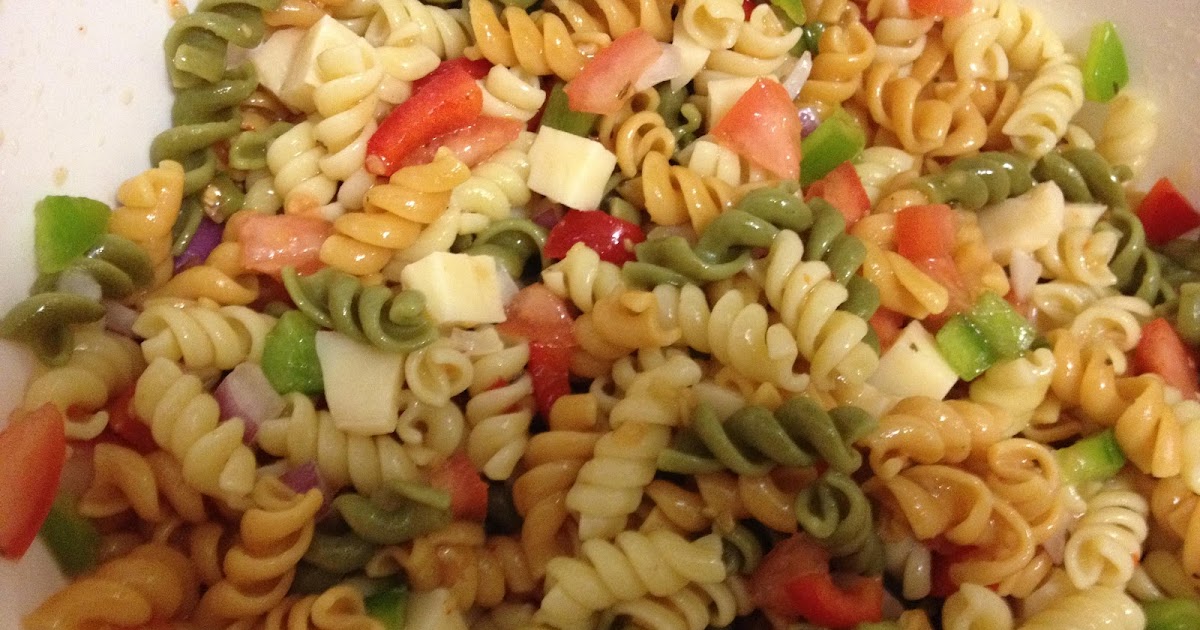 The Kitchen Princess TriColor Rotini Salad