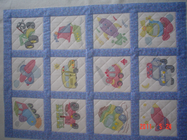 myquilter: Embroidered quilt