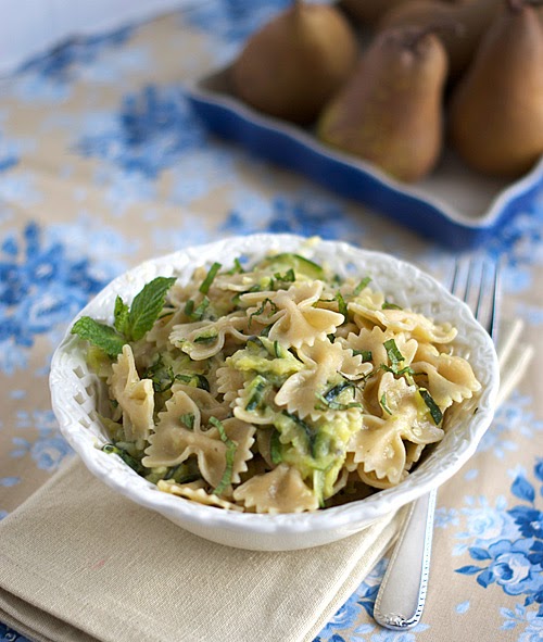 Zucchini and Pasta Heat Oven to 350