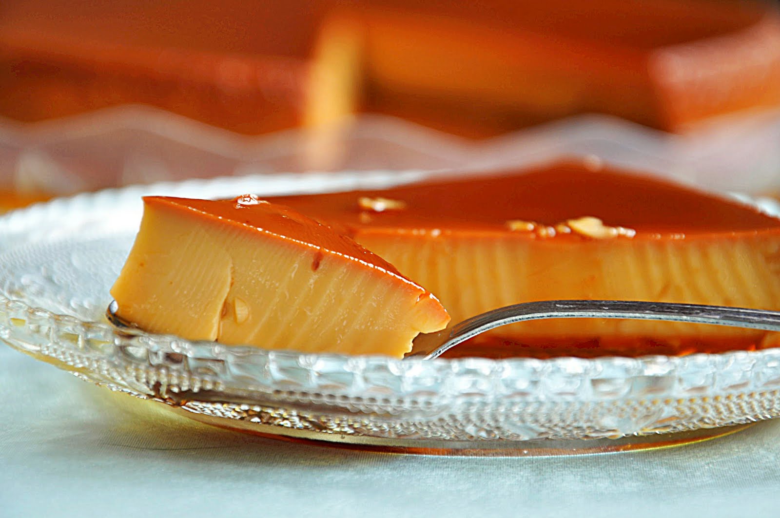 Served with love Lost in Pronunciation and Dulce de Leche Flan