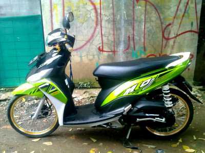 Modifikasi Mio J Pelek 17 velg ruji jari jari TDR