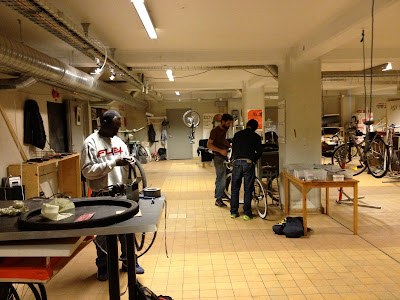free tool time in Dockan at cykelkoket bike repair space in Dockan, Malmo