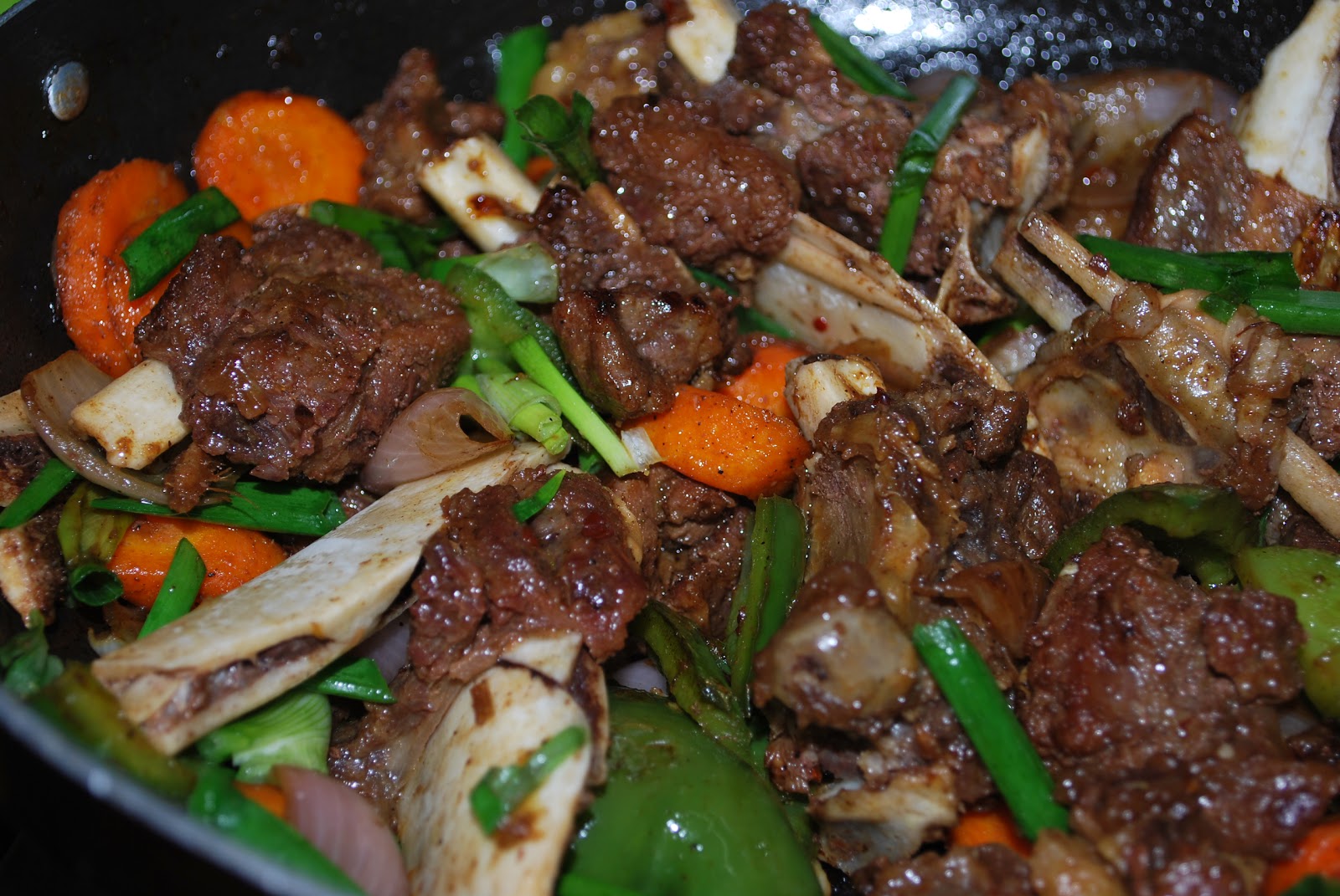 Pan Cuisine Beef On Soy Sauce
