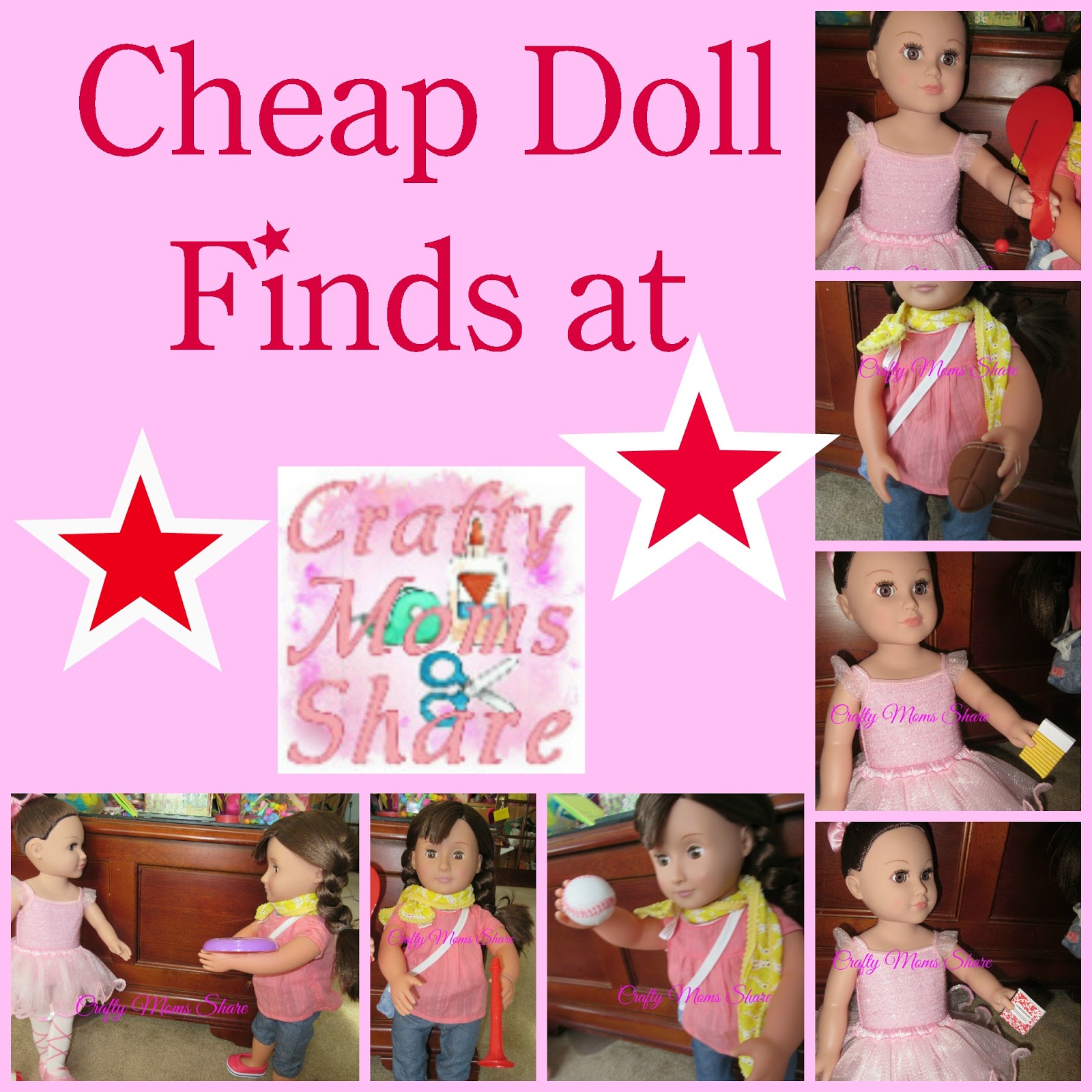 Crafty Moms Share Cheap Doll Finds