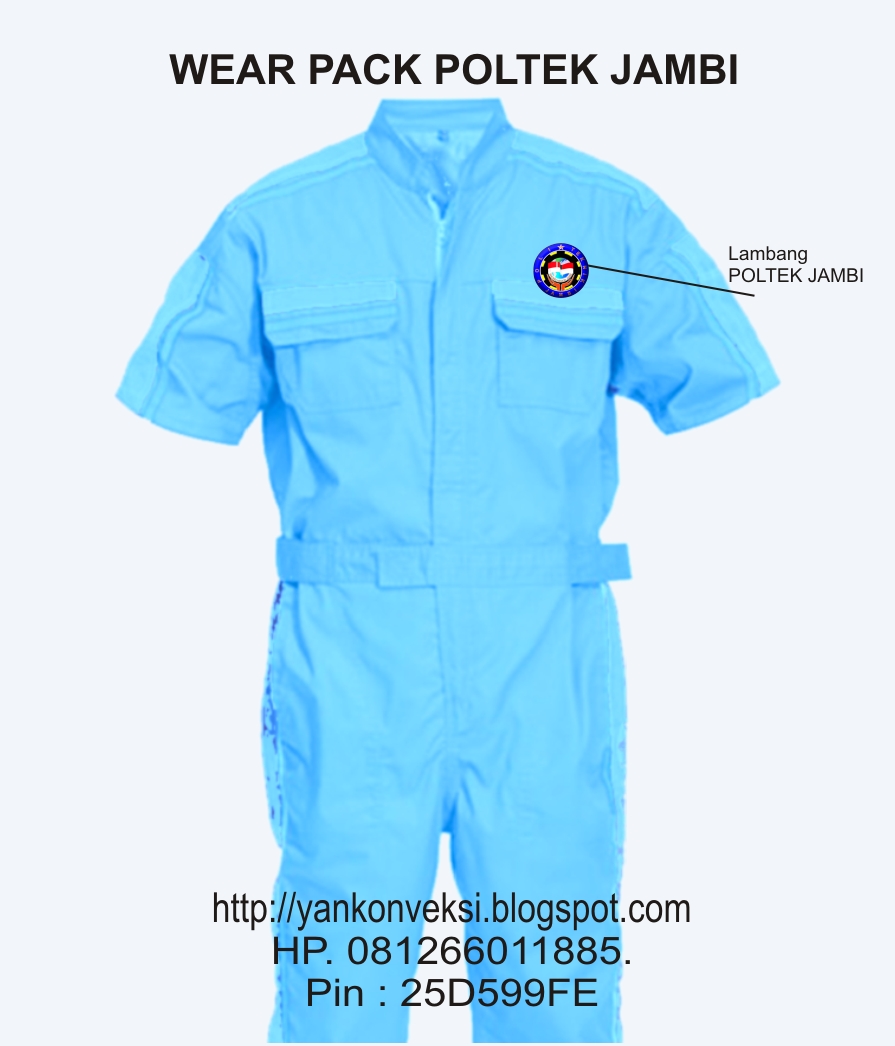 WEAR PACK POLITEKNIK JAMBI PESANAN POLITEKNIK JAMBI