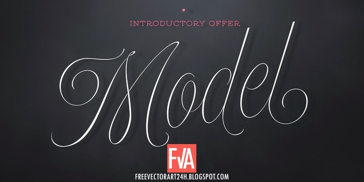 Model font free - Free Vector Art